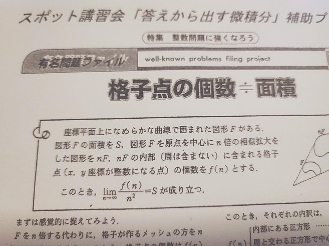 大数ゼミによる答えから微積分プリントフルセット　駿台　河合塾　数学　鉄緑会　東進