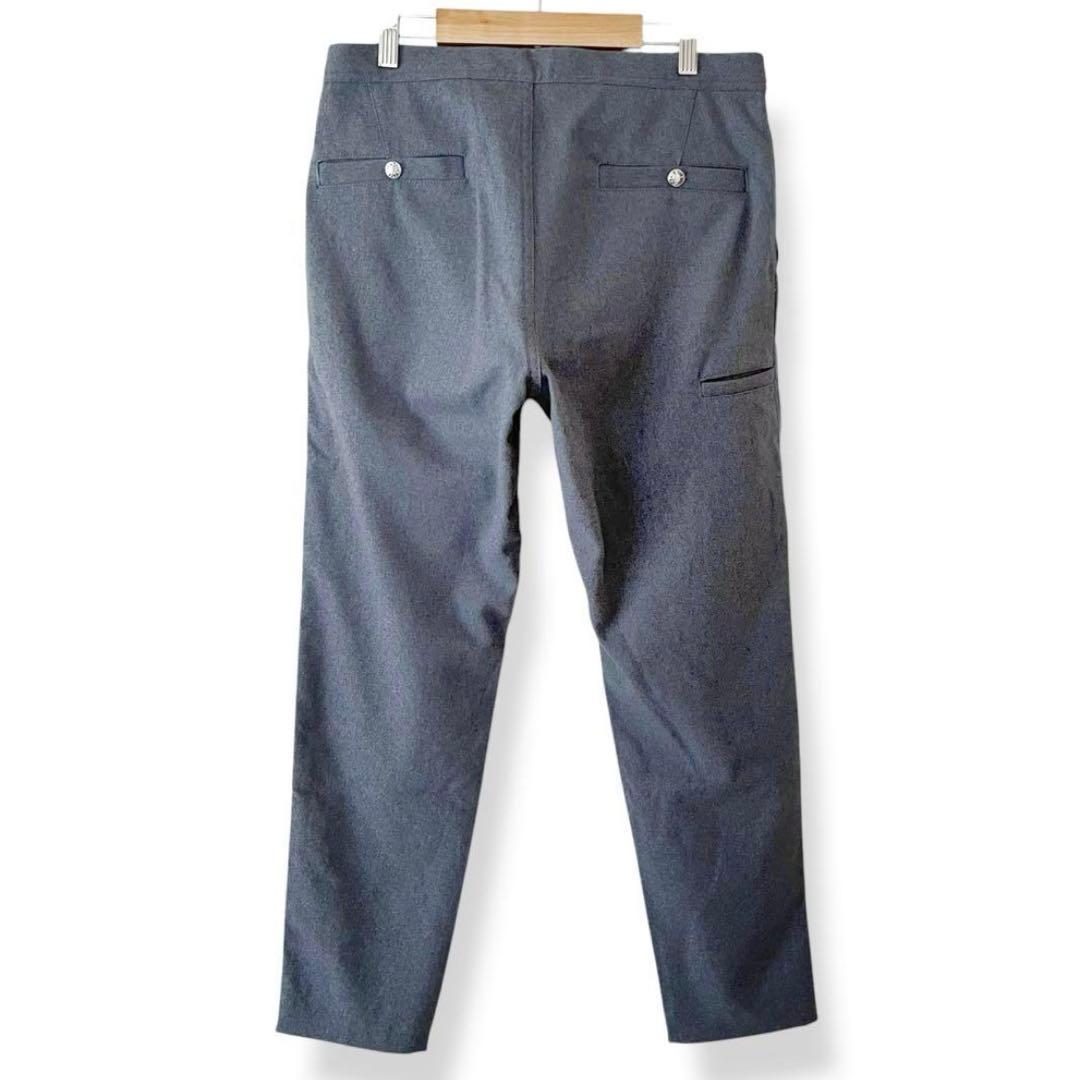 美品 ザノースフェイスパープルレーベル ロング パンツ ボトムス グレー メンズ