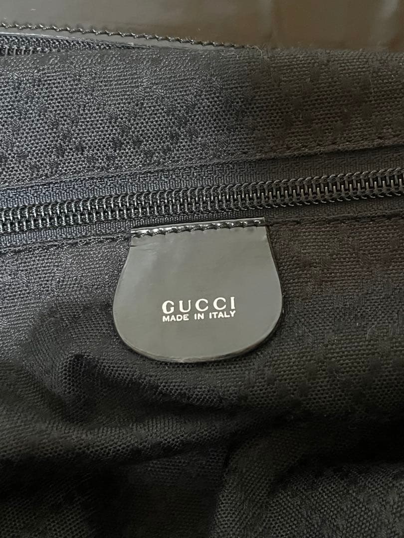 美品GUCCI グッチ 超大型ショルダーバッグ&バックインバック