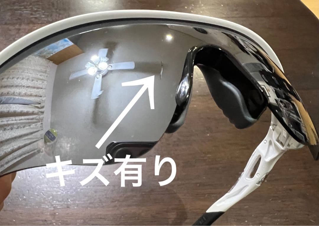 k*t様 オークリー レーダーロック ホワイト×ブラック シルバーミラーレンズ