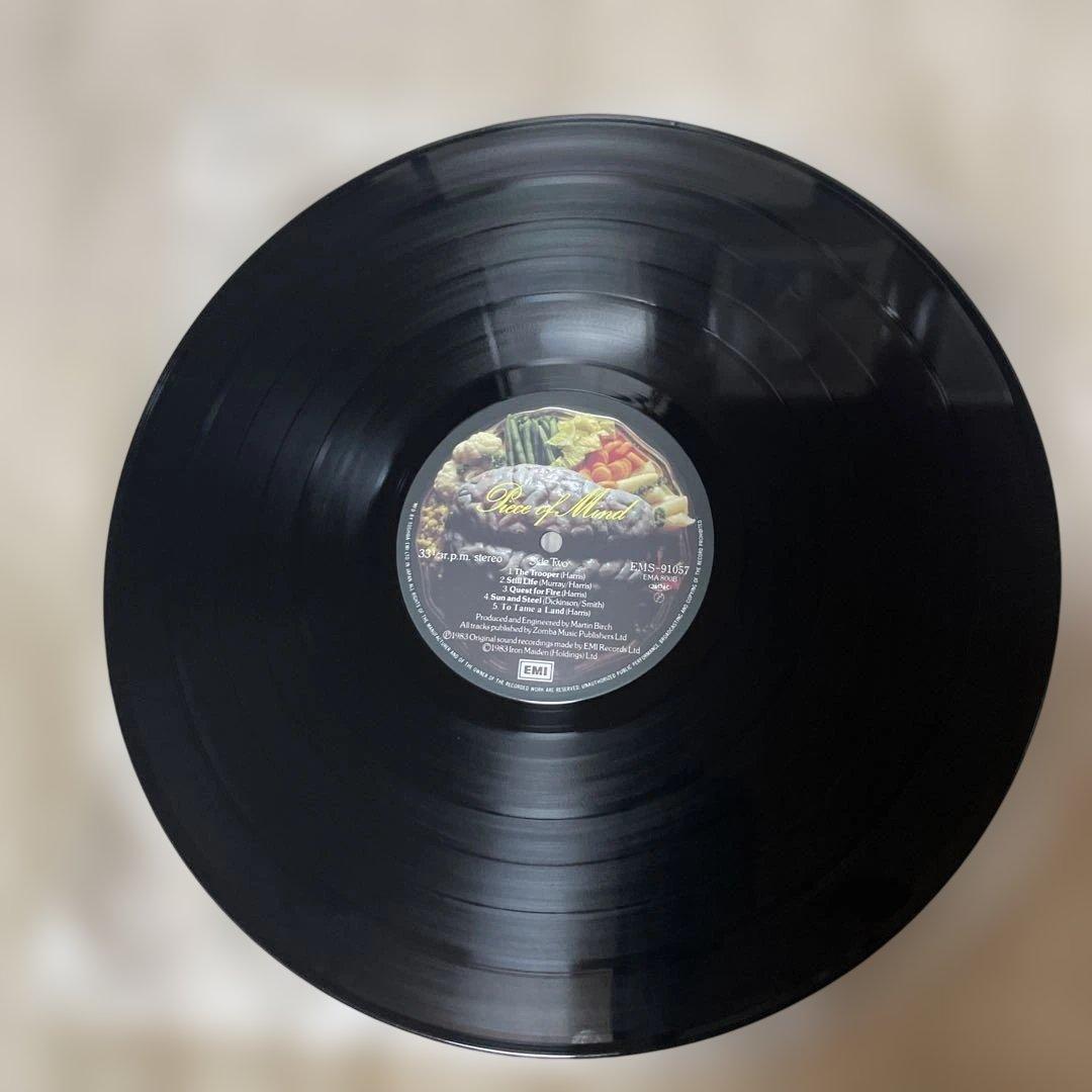【美品】アイアンメイデン頭脳改革　帯付 レコード　EMS-9057