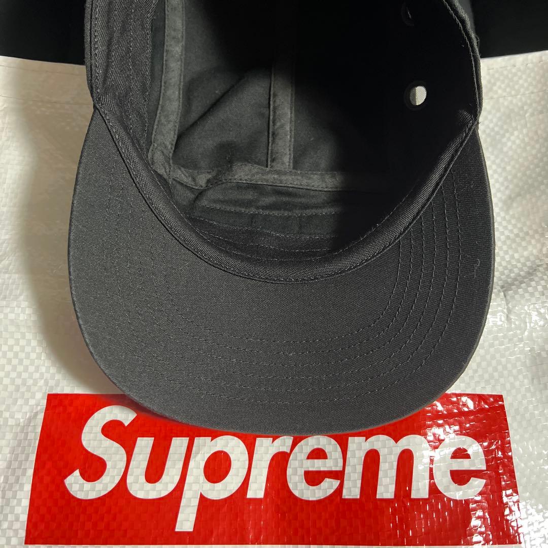 最終値下　正規品　Supreme ブラック ワークキャップ