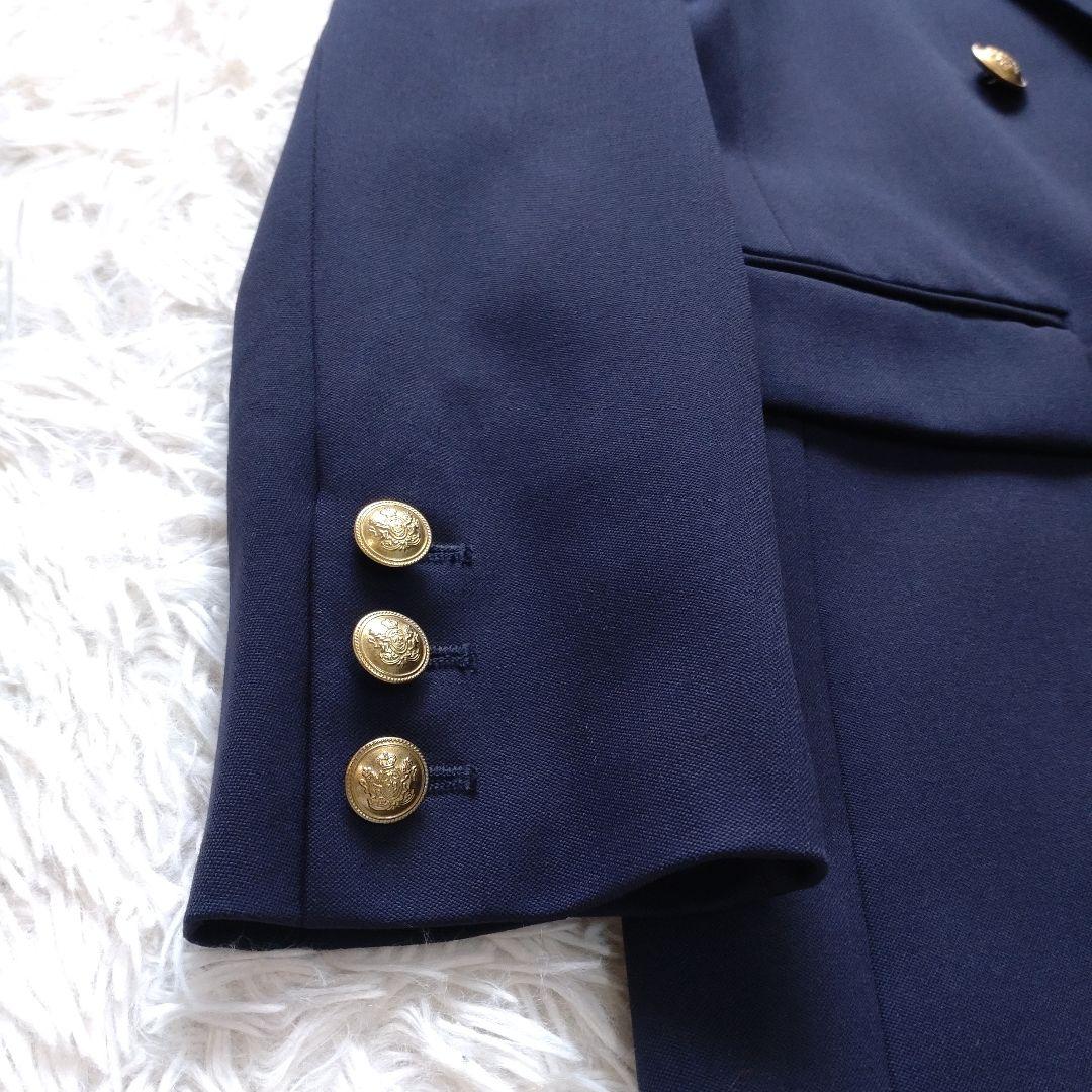 【美品】PLST ダブルブレストジャケット 23SS 金ボタン ネイビー S