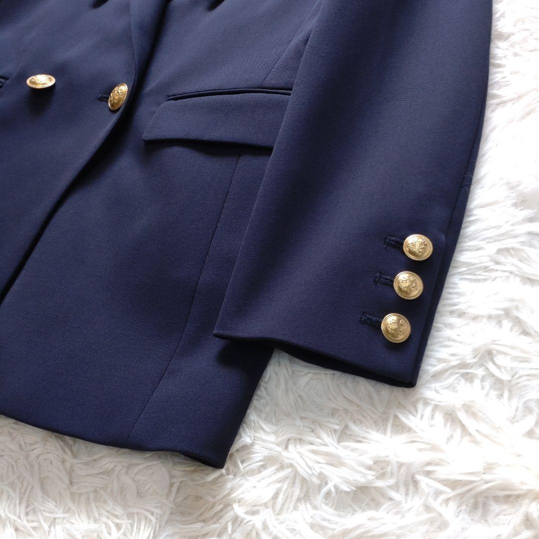 【美品】PLST ダブルブレストジャケット 23SS 金ボタン ネイビー S