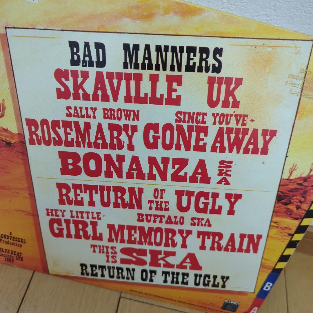 希少！BAD MANNERS/RETURN OF THE UGLY/レコード