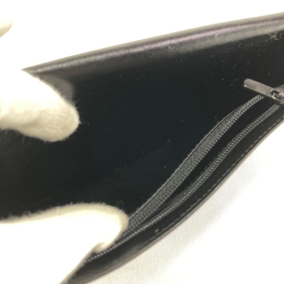 【未使用級】Cartier 二つ折り長財布　パシャライン　レザー　ブラック　箱付