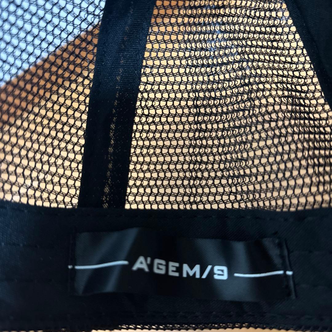 A＇GEM/9 × .kom Ed Hardyメッシュキャップ