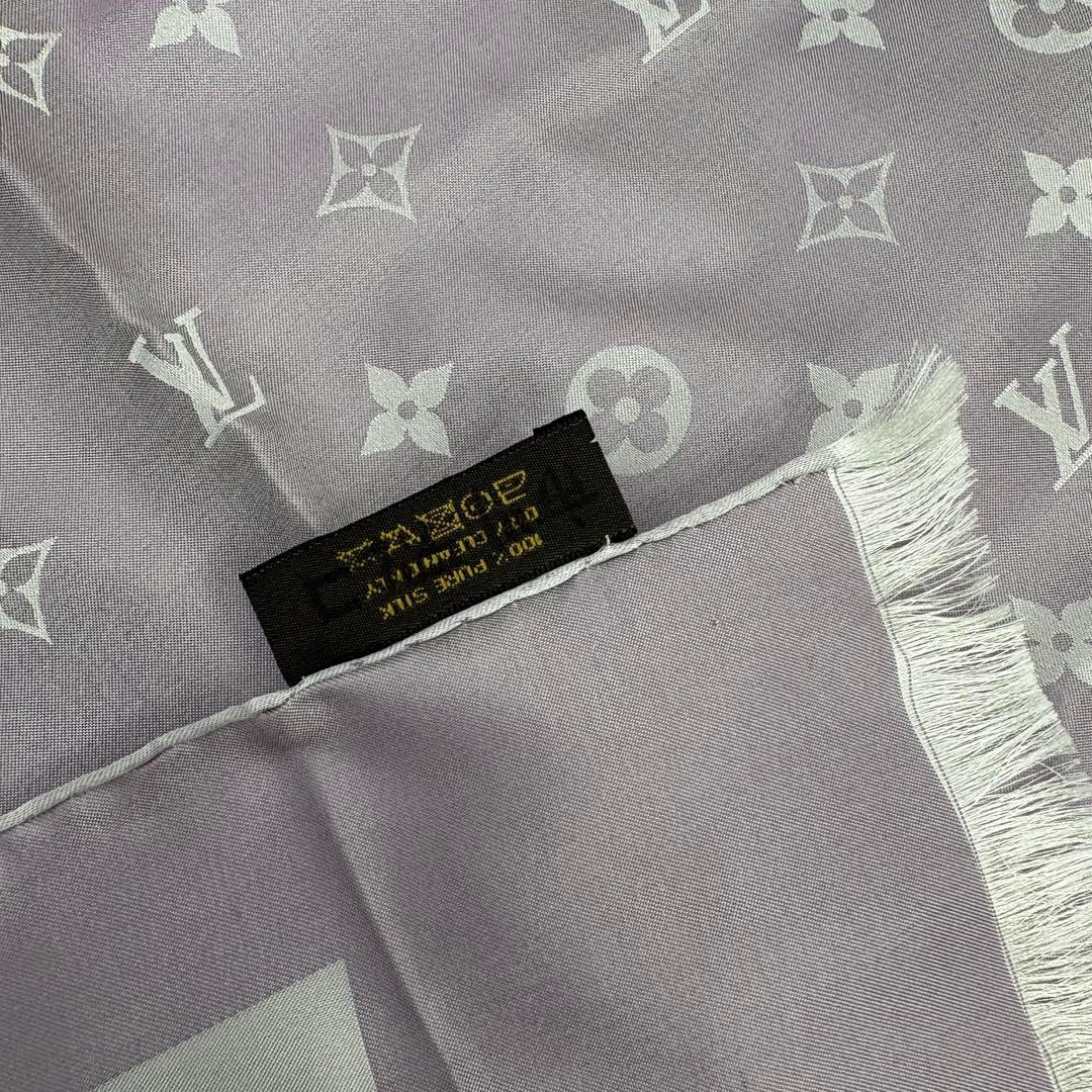 LOUIS VUITTON モノグラム ストール　パープル　エシャルプ　カプリ
