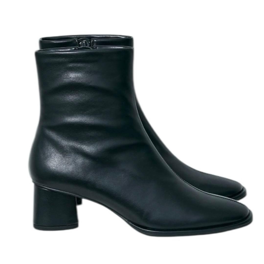 早い者勝ち❣️アダムエロペ ストレッチショートブーツ 23cm 定価¥16,500