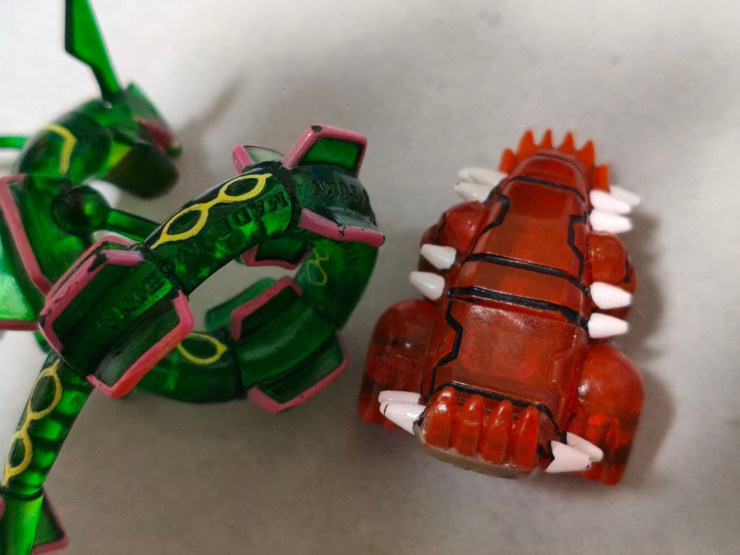 レックウザ グラードン カイオーガ クリア　モンコレ　希少　フィギュアセット