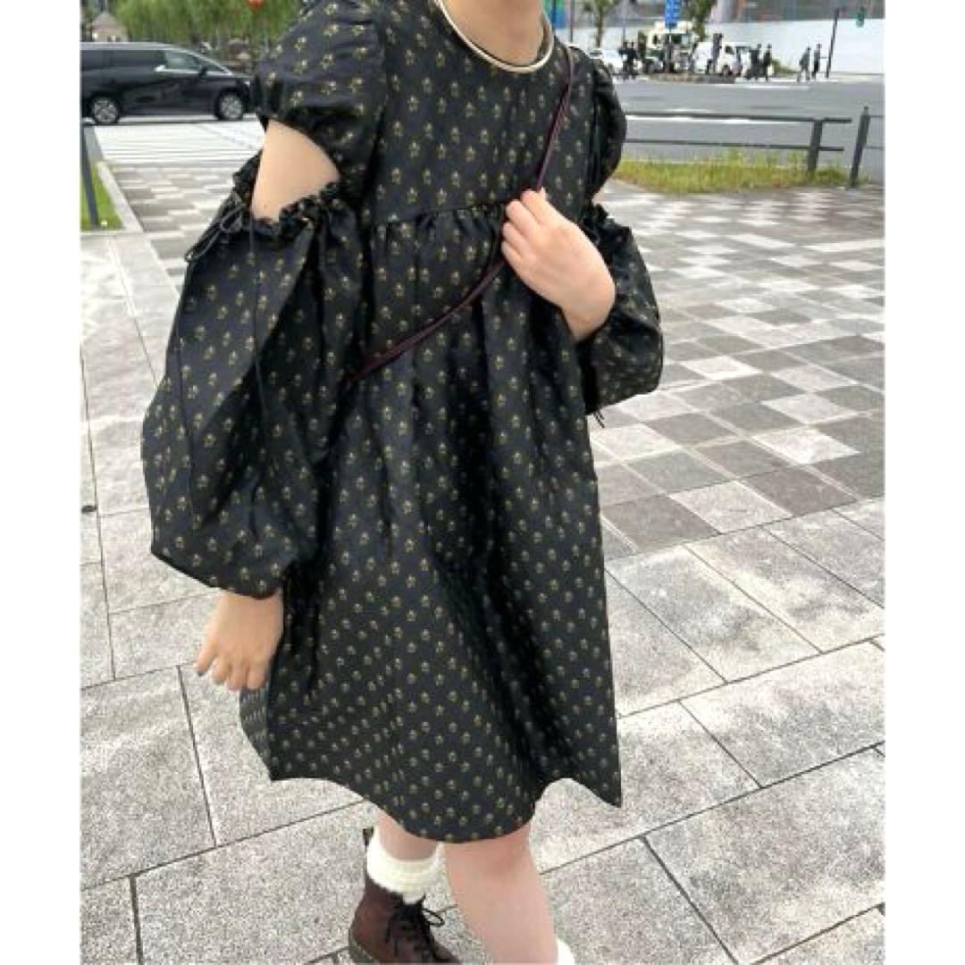 タグ付き 《WEB限定》フラワーミニドレス SLOBE citron.