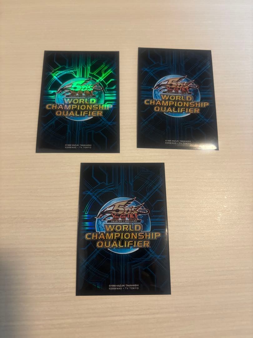 遊戯王　WCQ2010 スリーブ　青　80枚