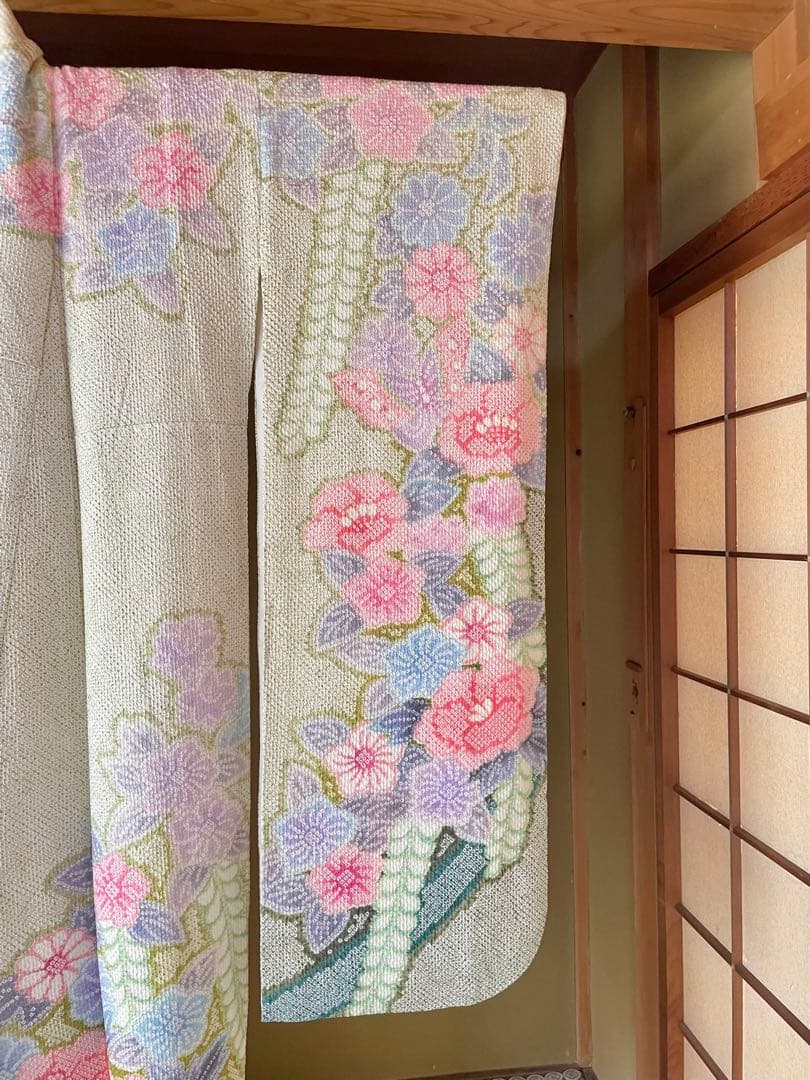 【極美品✨】　総絞り　正絹　振袖　成人式　藤娘　フォーマル　レディース　着物