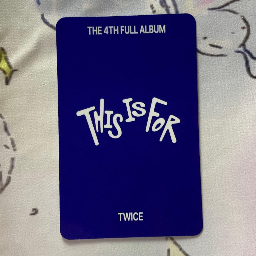 twice 7/13 THIS IS FOR ミナ サノク トレカ