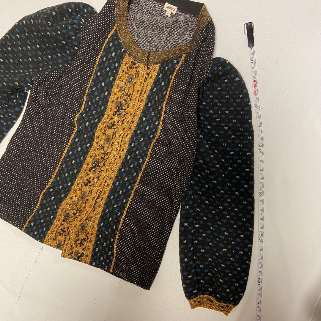 【極美品】イタリア製 KENZO ケンゾー 希少　カーディガン　総柄