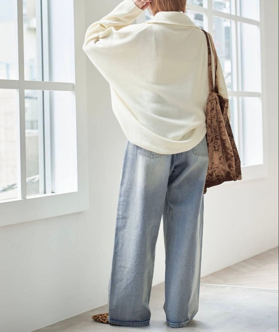 パンツ Spick and Span5 1/2 TUCKBARREL DENIM27