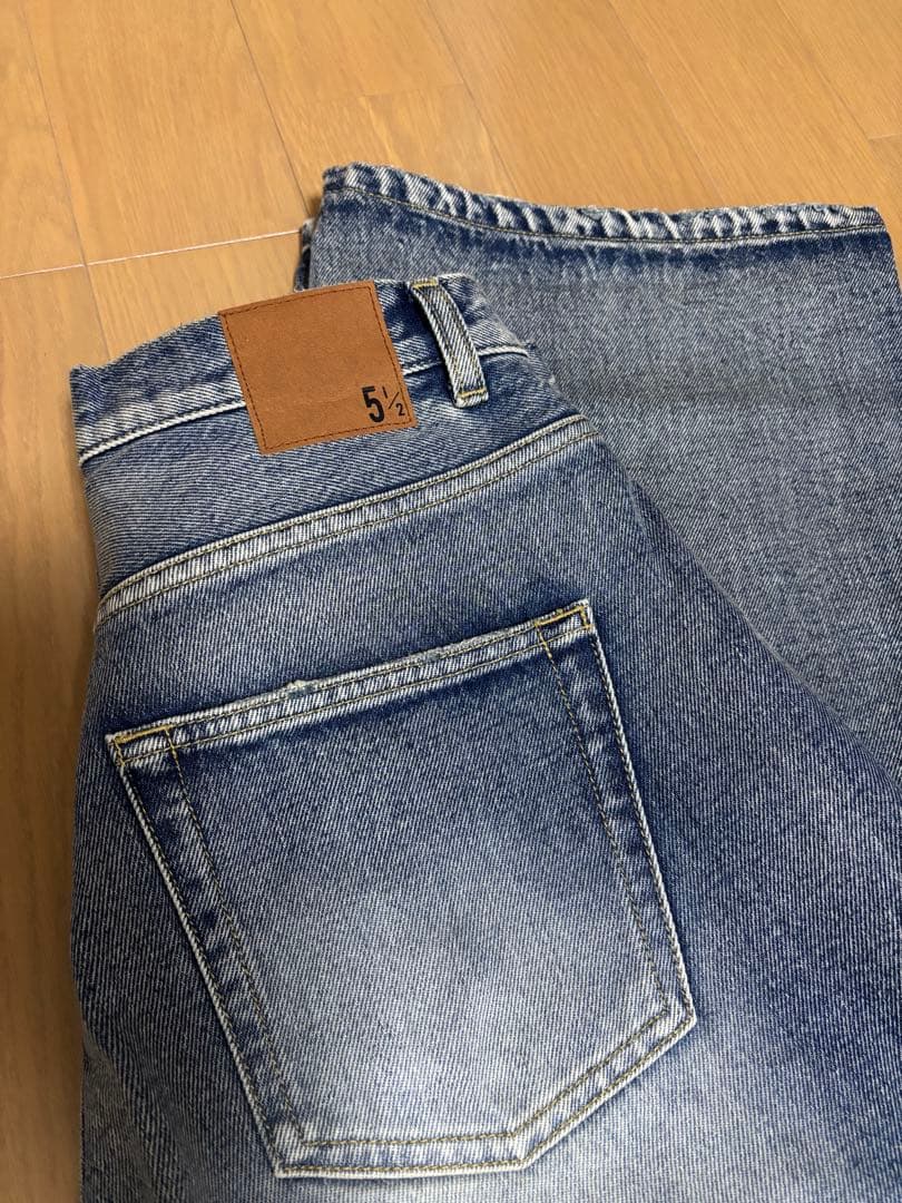 パンツ Spick and Span5 1/2 TUCKBARREL DENIM27