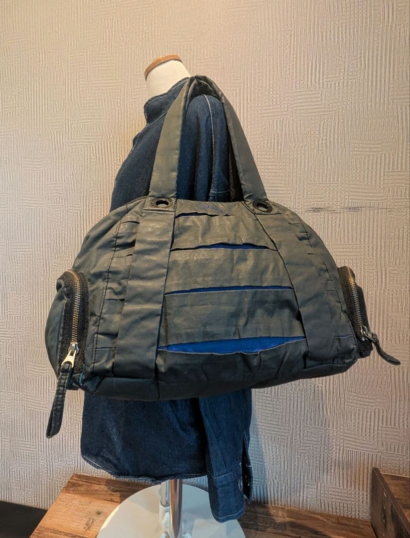DIESEL Boston bag ボストンバッグ　黒　ブラック　トートバッグ