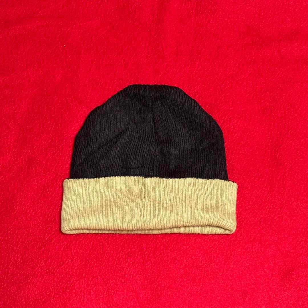 NIKE ニット帽 リバーシブル 黒 ビーニー ストリート 90s 刺繍ロゴ 美