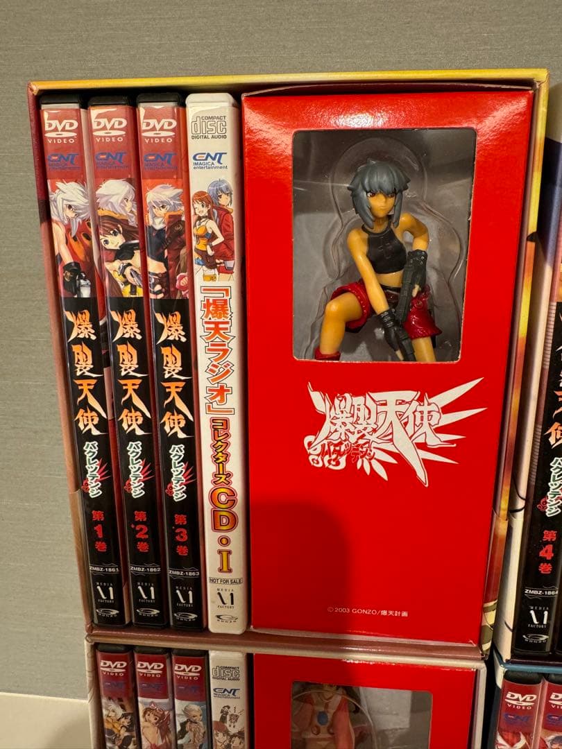爆裂天使 DVD 全12巻 特典フィギュア付き　海外版付き