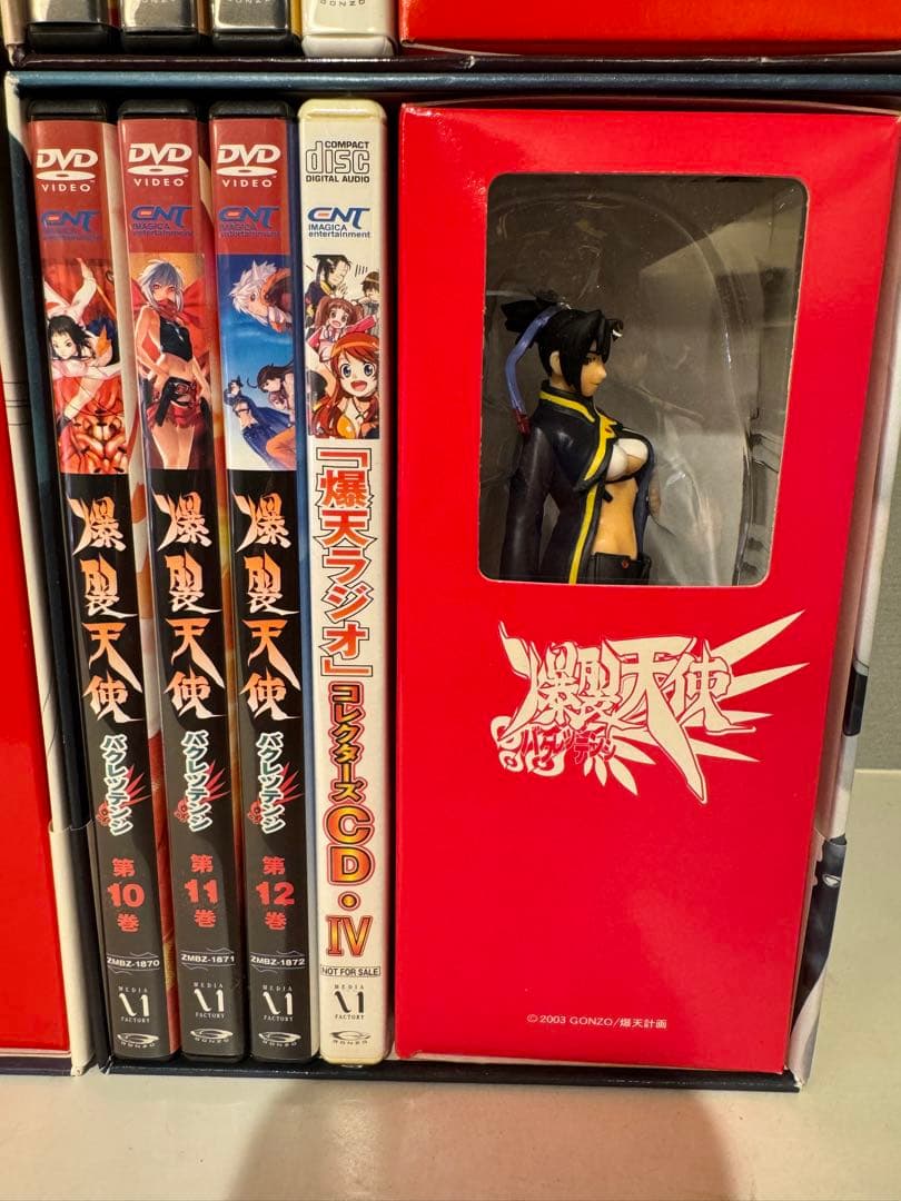 爆裂天使 DVD 全12巻 特典フィギュア付き　海外版付き