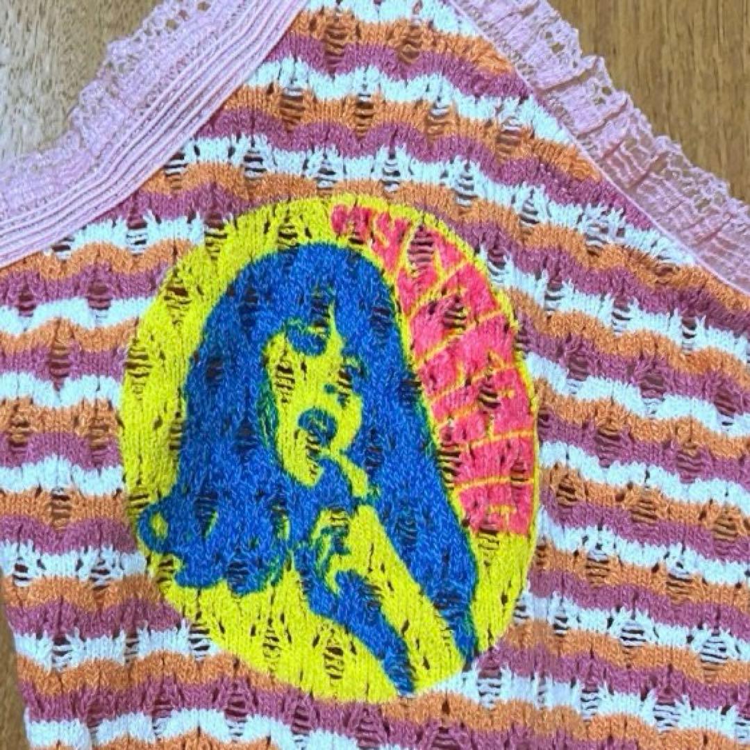 【素敵なデザイン❗️】90's HYSTERIC GLAMOUR 刺繍 ビスチェ