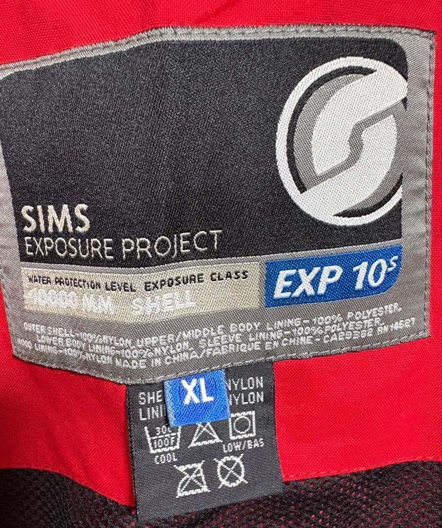 防水SIMS × O'NEILL スノボウェア　スキーウェア　XL
