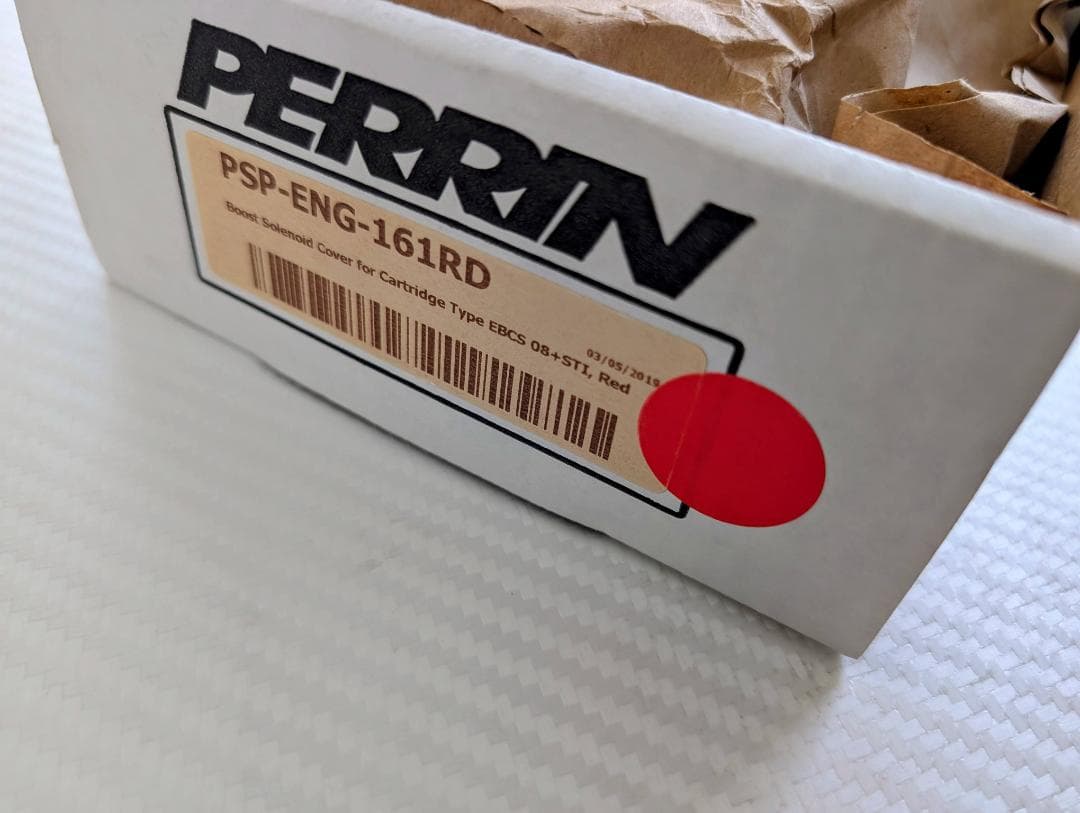 PERRIN ブーストソレノイドカバー 赤