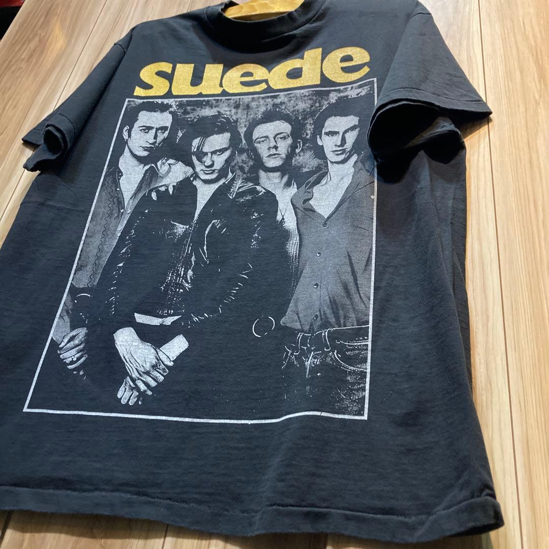 シングルステッチ Suede Dog Man Star ツアーT XL 黒
