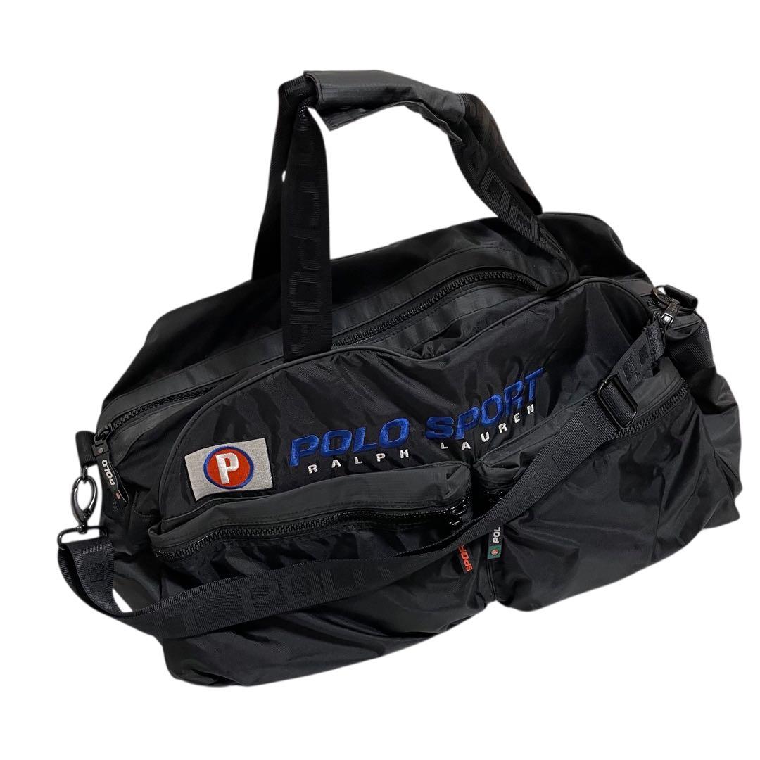 美品✨POLO SPORT ポロスポーツ ボストンバッグ 旅行バッグ 黒