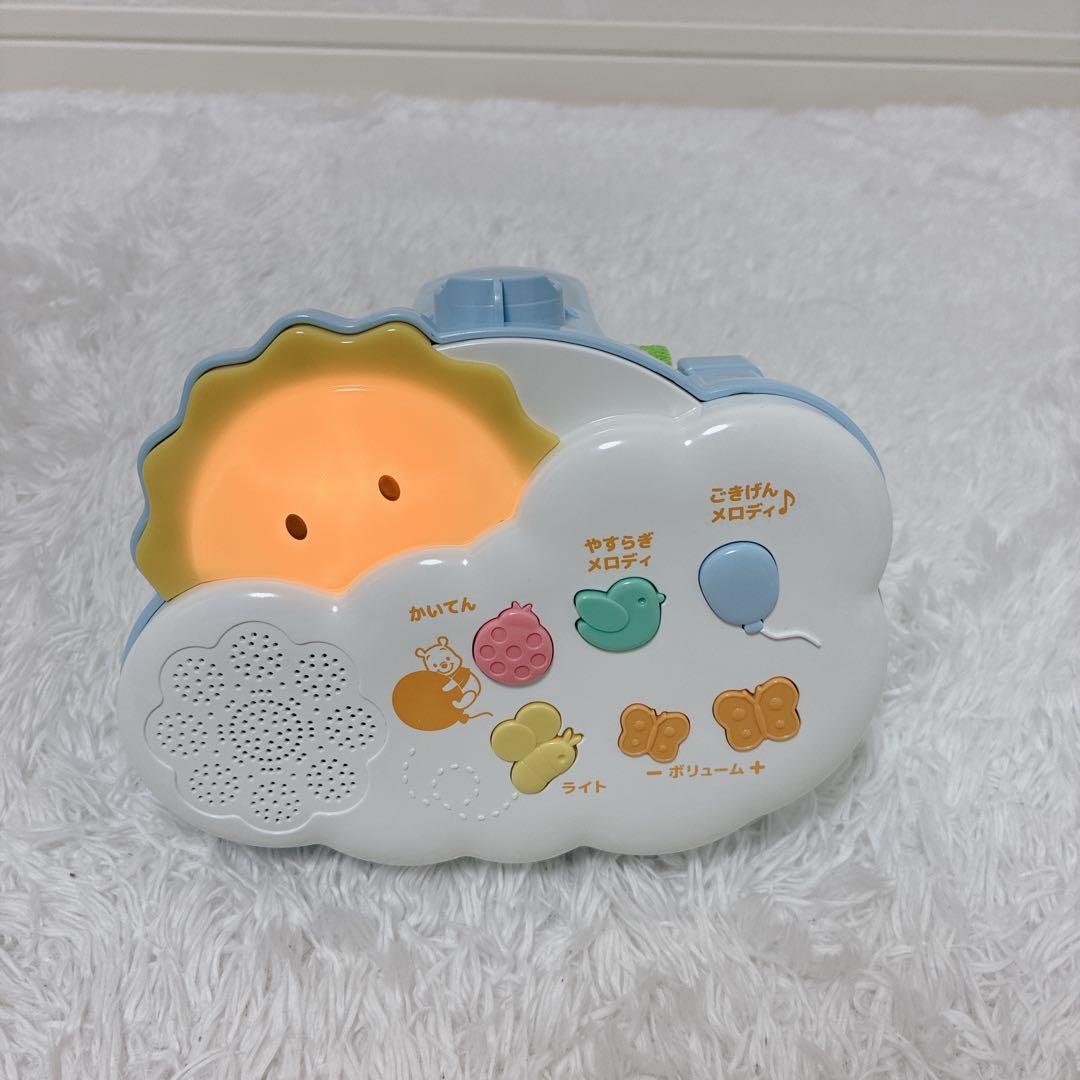 【極美品】プーメリー くまのプーさん えらべる回転6WAY ジムにへんしんメリー