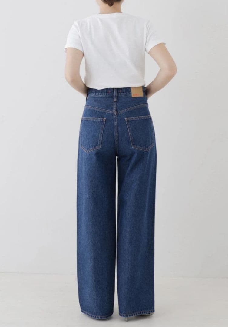 未使用級✨ NEEDBY heritage LUNA ワイドデニムパンツ 26