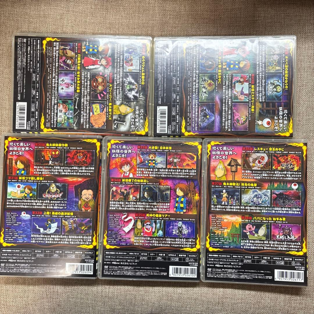 ゲゲゲの鬼太郎　5期　セル盤DVD35巻全巻セット