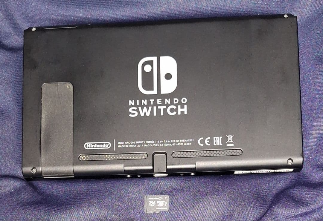 か*)様 Nintendo Switch 本体 グレー メモリーカード等付属品あ