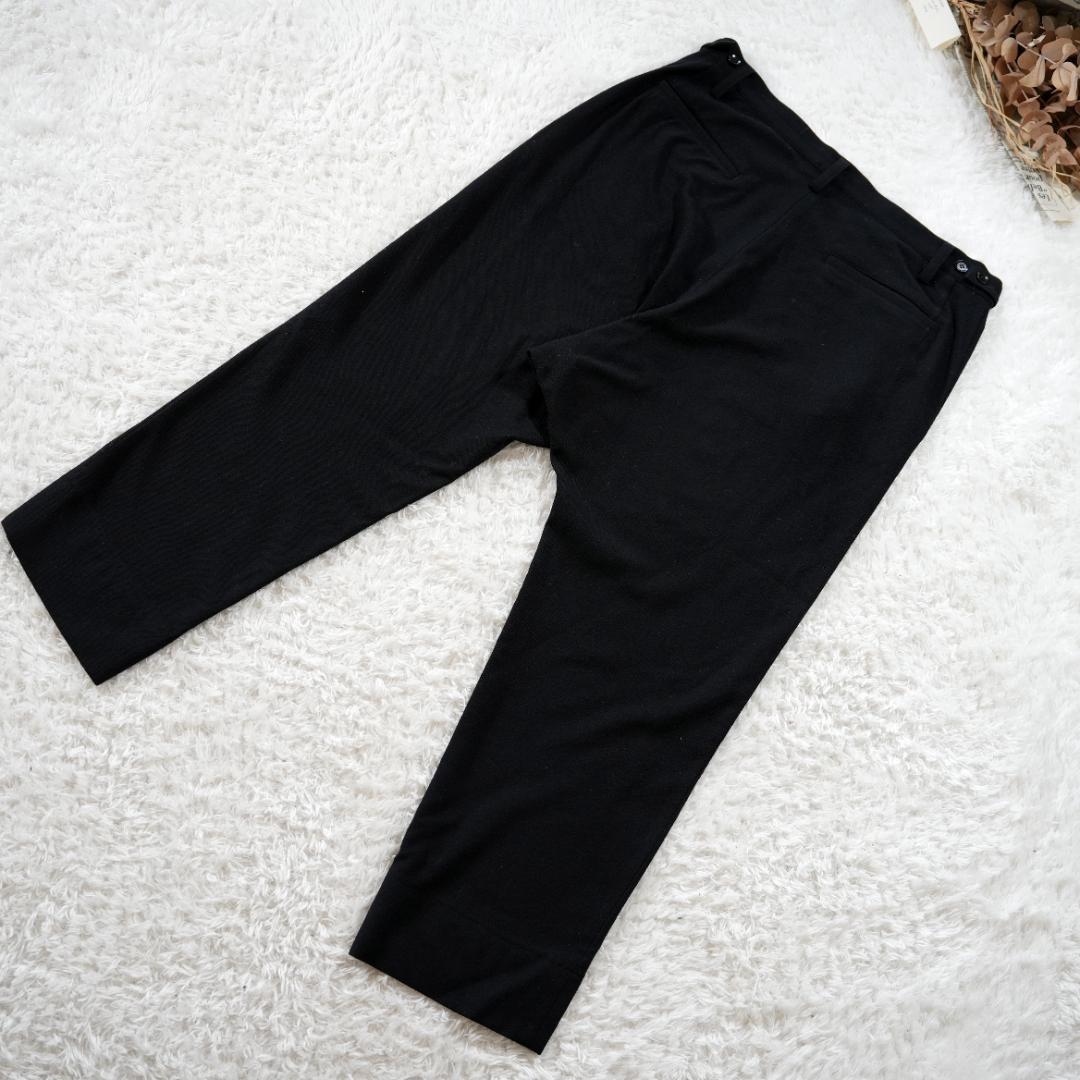 【美品】Yohji Yamamoto　ウールサルエルパンツ　Lサイズ　ブラック