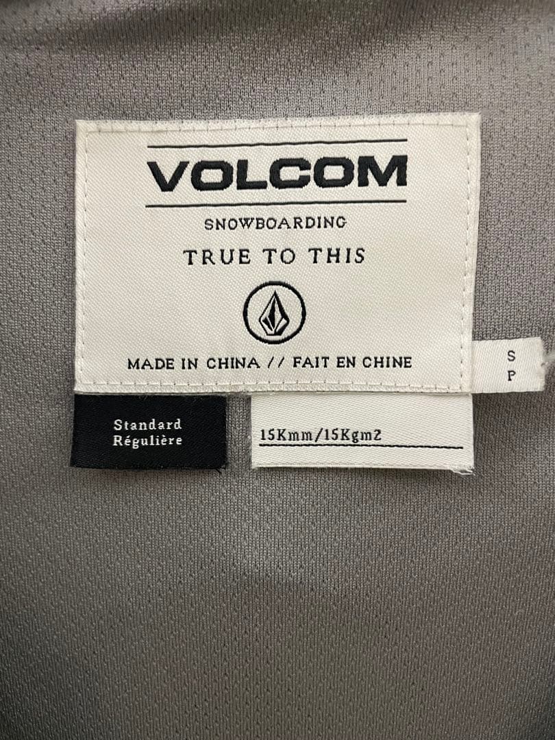 VOLCOM スノーボードジャケット S イエロー/グレー
