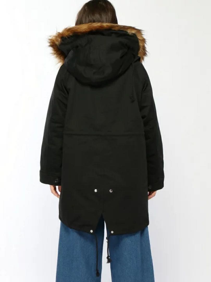 新品　JEANASIS 2wayファーモッズコート　モッズコート　アウター