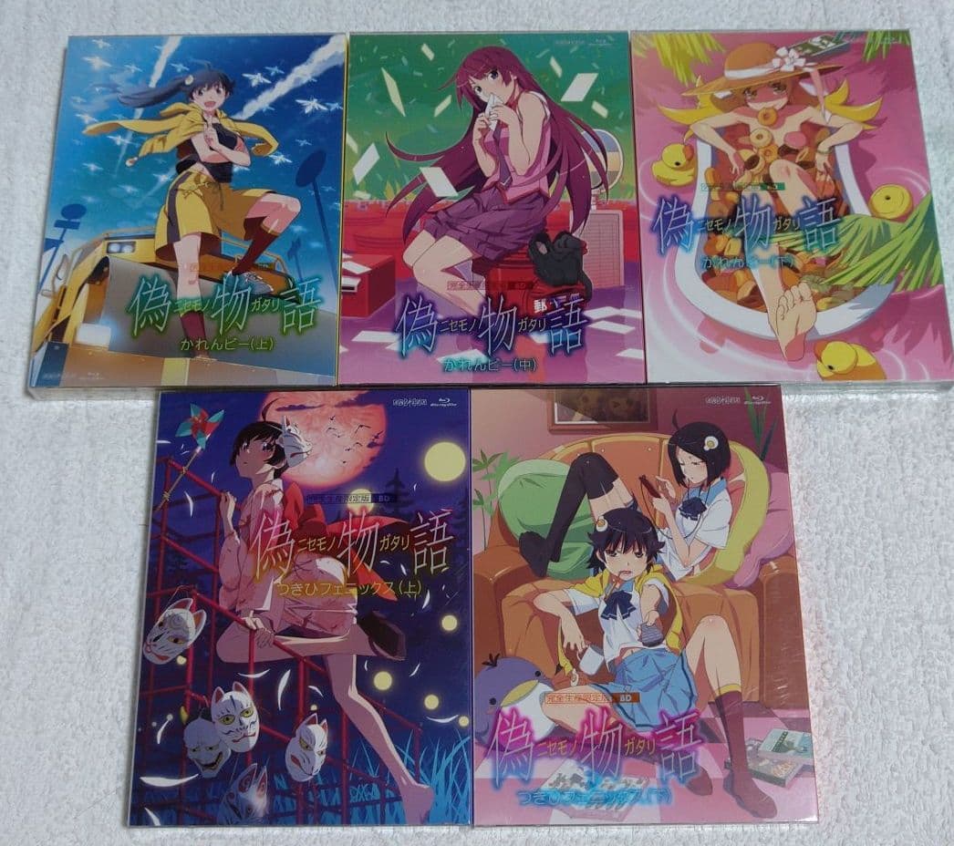 Blu-ray 化物語シリーズ  化物語~憑物語+傷物語 全28巻セット 限定版