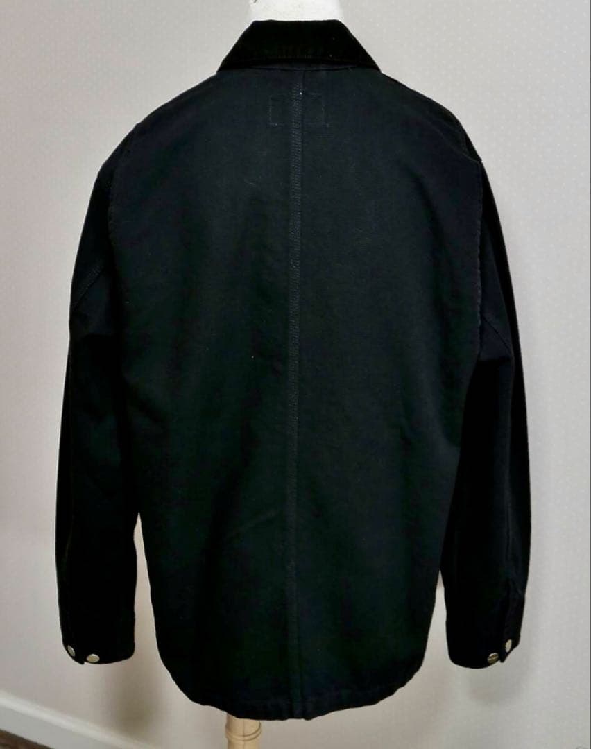 3.74万円 Carhartt カーハートOG CHORE COAT 黒/黒 M