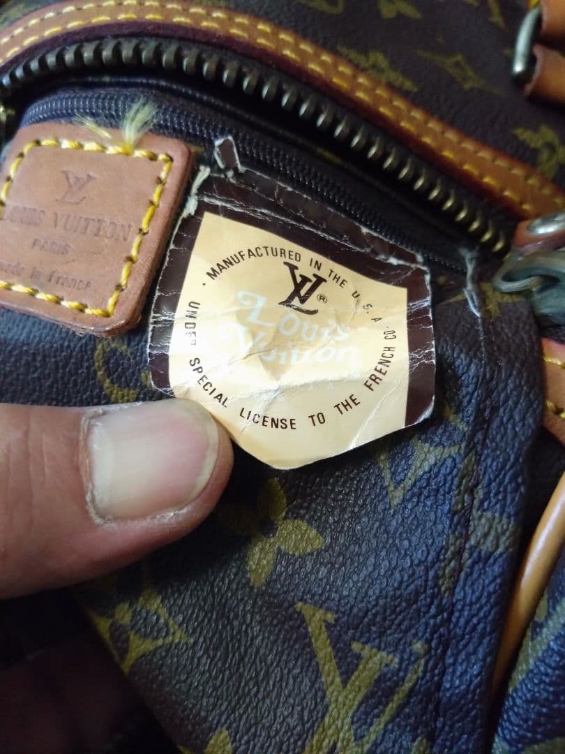 Louis Vuitton ボストンバッグ モノグラム　訳アリ品