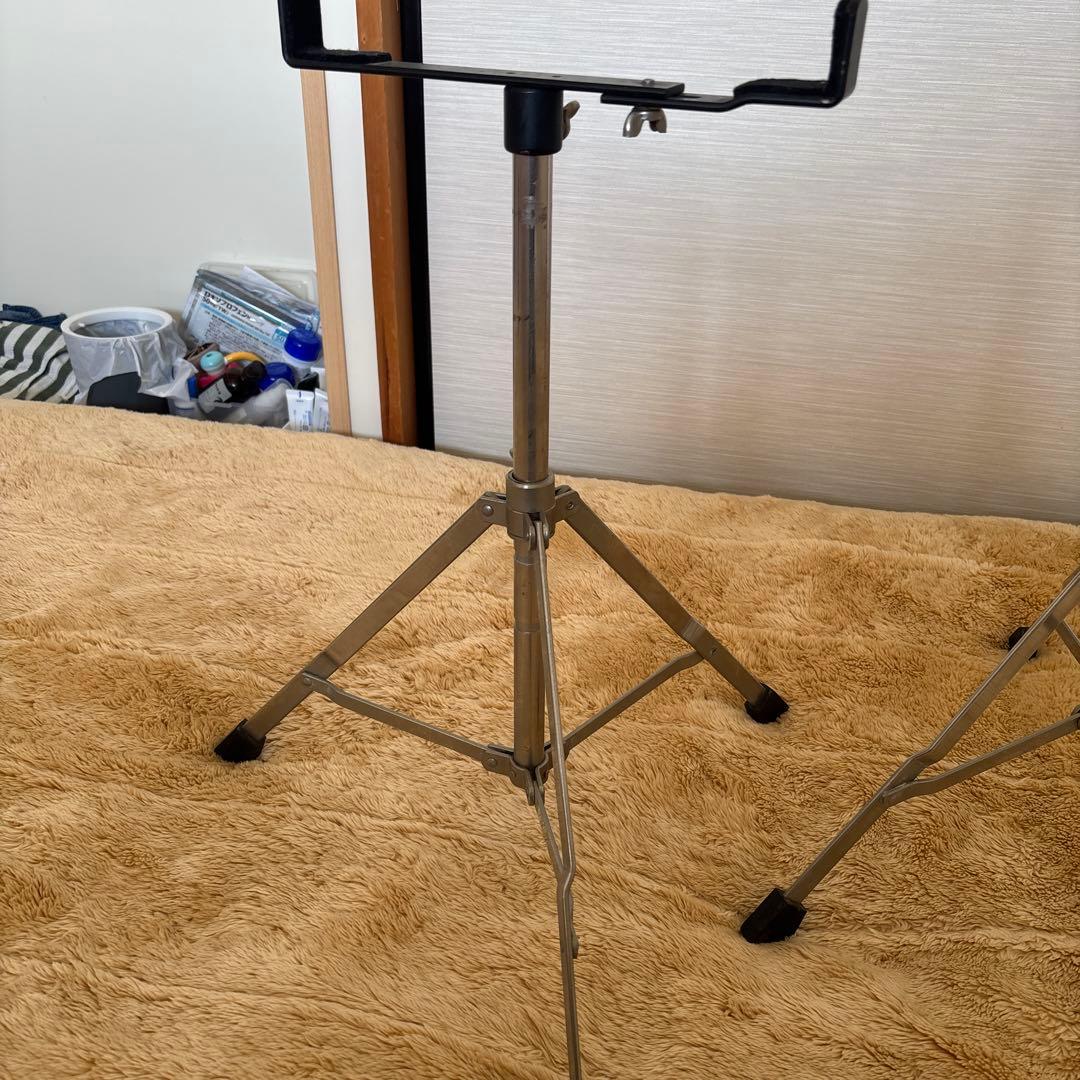 箏の立奏台　 ステンレス折りたたみ式