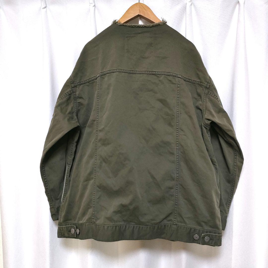 【未使用品】baybee no collar military JK khaki