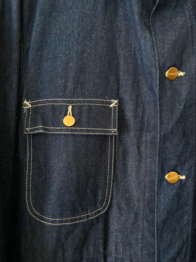 80s USA製 Carhartt カーハート カバーオール チョアコート L