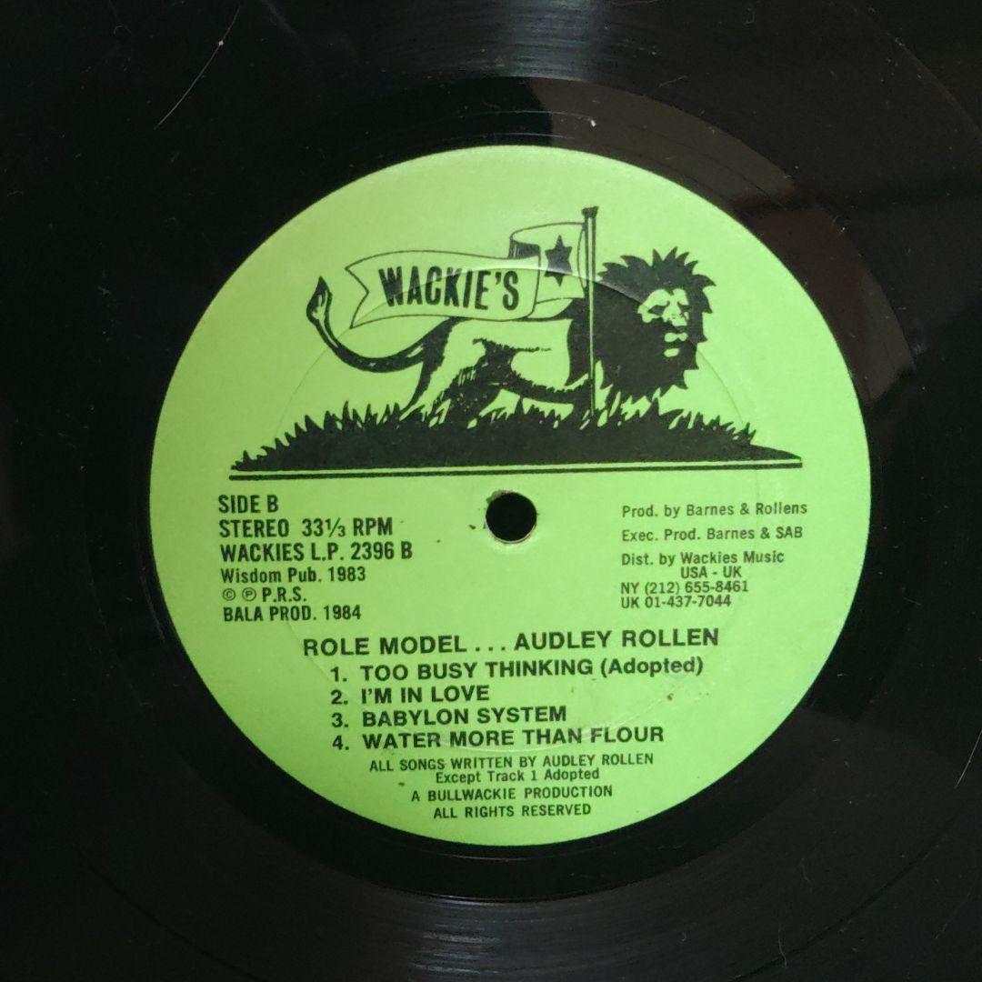 洋楽 Audley Rollins Role Model Wackie's 1984
