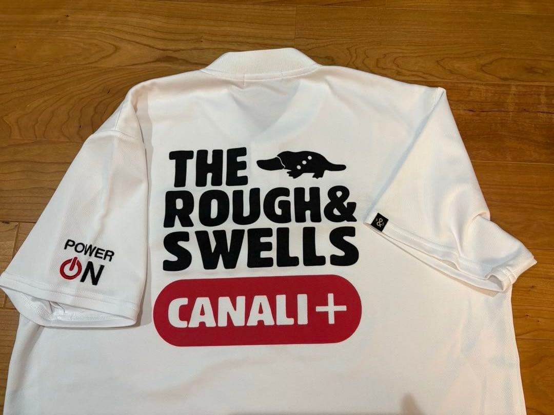 ROUGH & SWELL ポロシャツ XL ホワイト