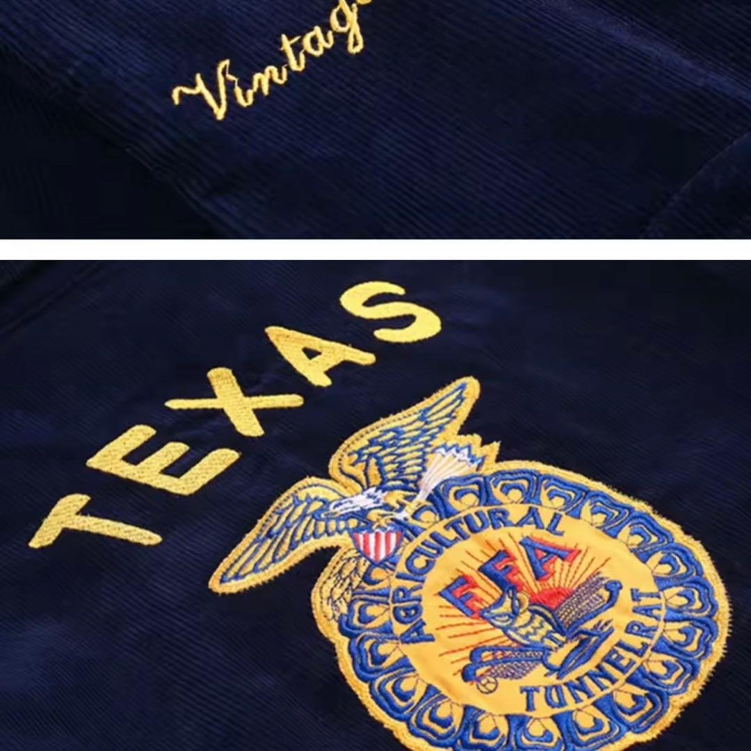 【最安】FFA復刻コーデュロイジャケット ネイビー2XL