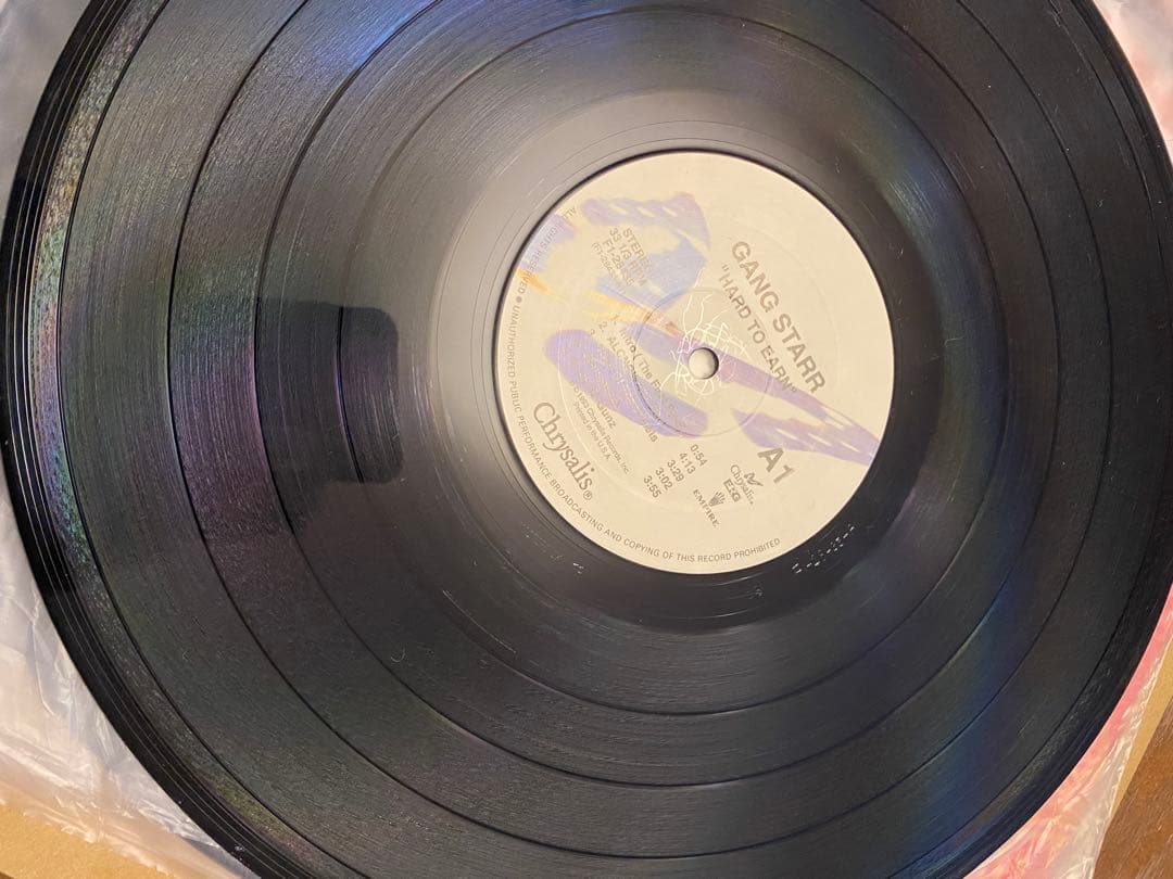 GANG STARR Hard to Earn レコード