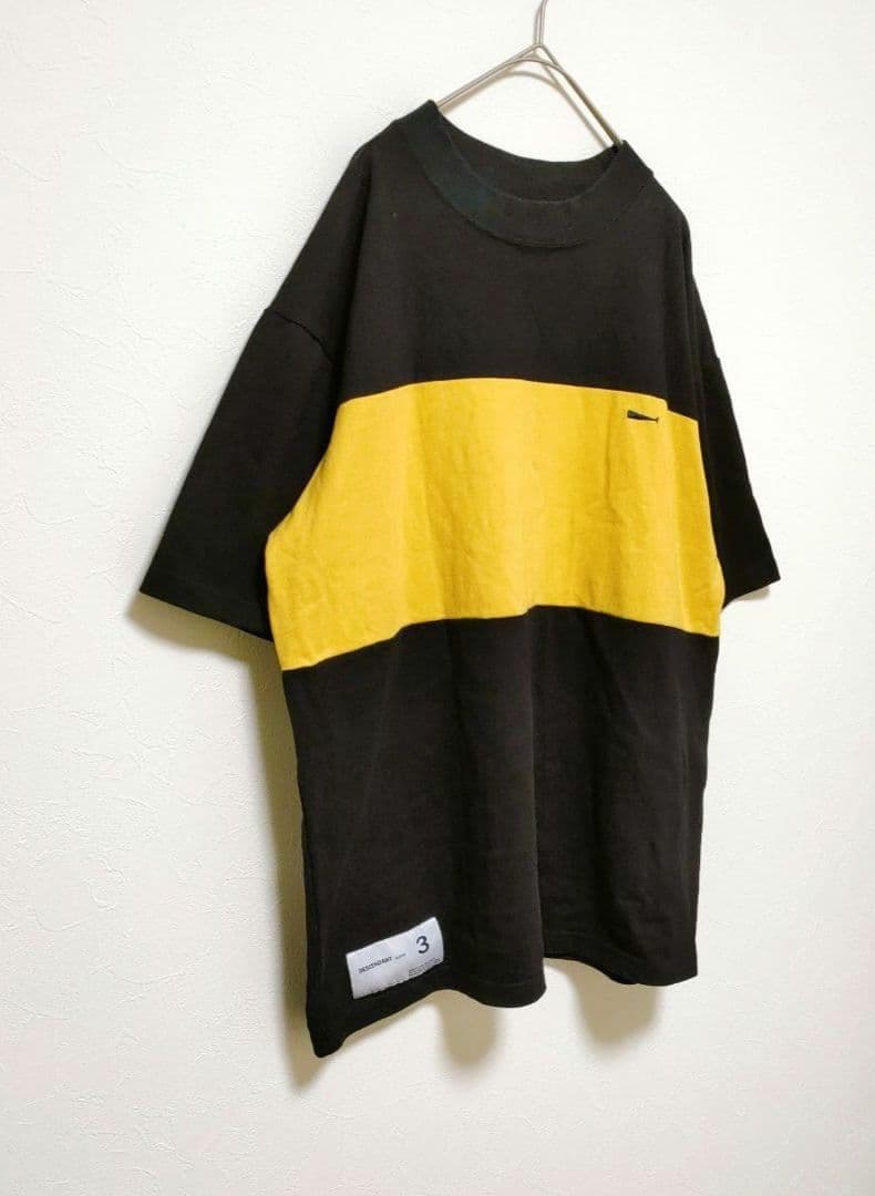 【ディセンダント】TURTOISE MOCK NECK SS　ブラック　3　希少