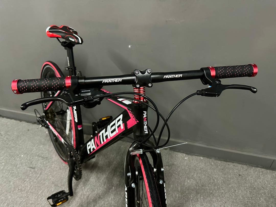 新品・未使用 PANTHER クロスバイク 700C シマノ変速 スポーツ自転車