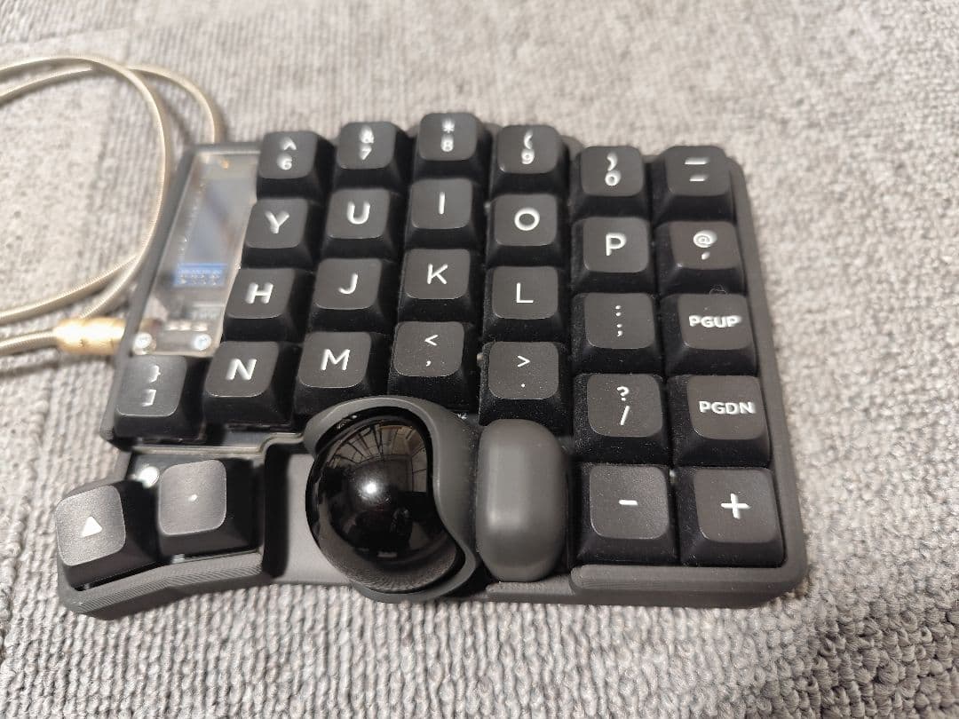 keyball61 完成品 静音・テンティングカスタム